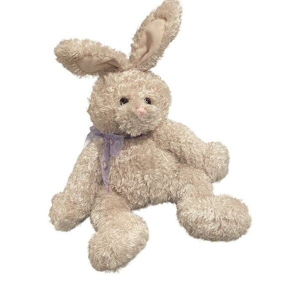 GUND Classic Beige Bunny Rabbit Plush‎ Posable ears Easter Floppy Adorable! - Picture 1 of 7